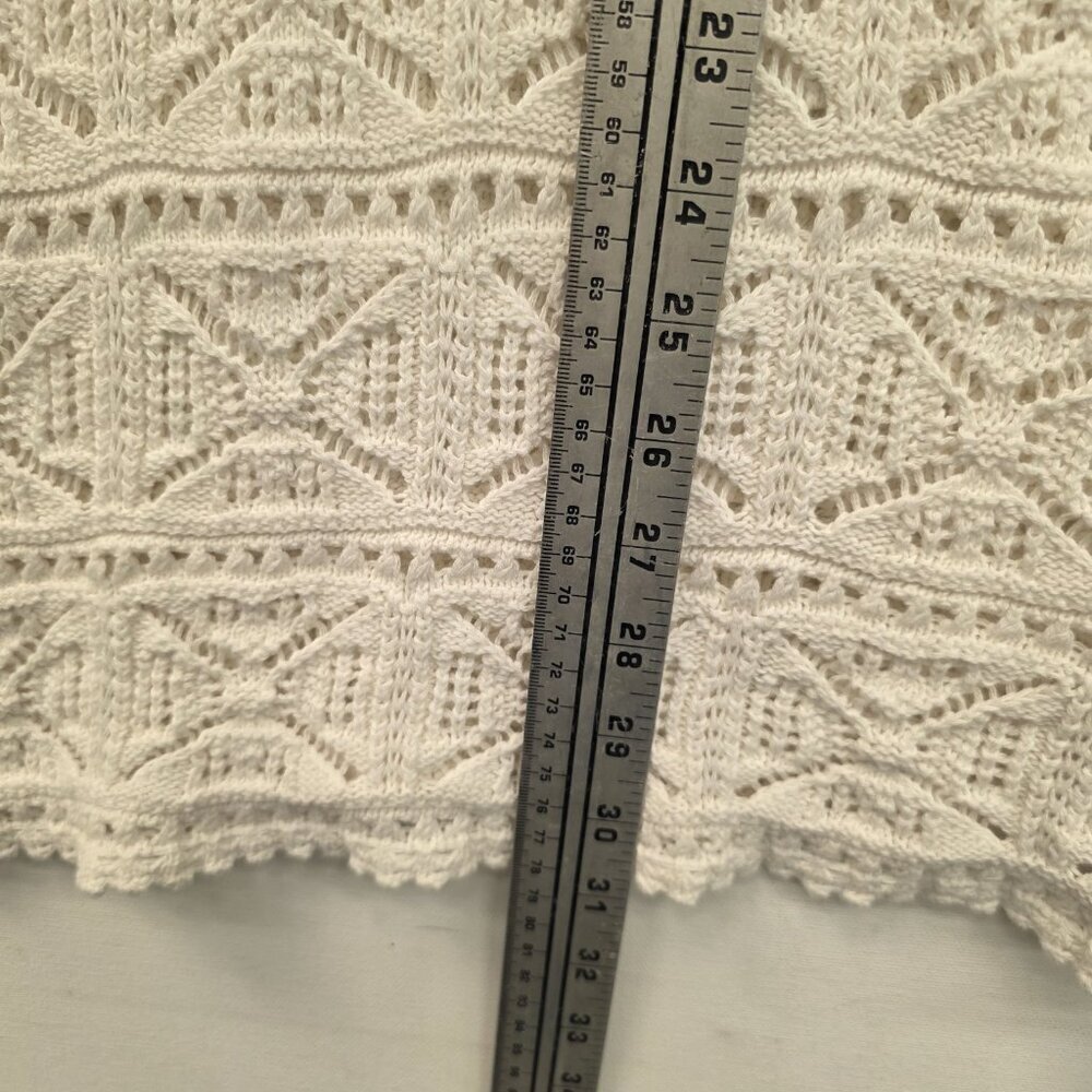 L*Space White Long Sleeve Swim Cover-up Sweater Dress Size XS/S - Picture 8 of 11